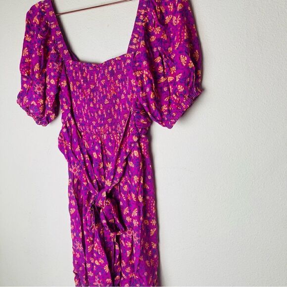 NWT Spell Madame Peacock Sweetheart Boysenberry Mini Dress XS - Picture 8 of 9
